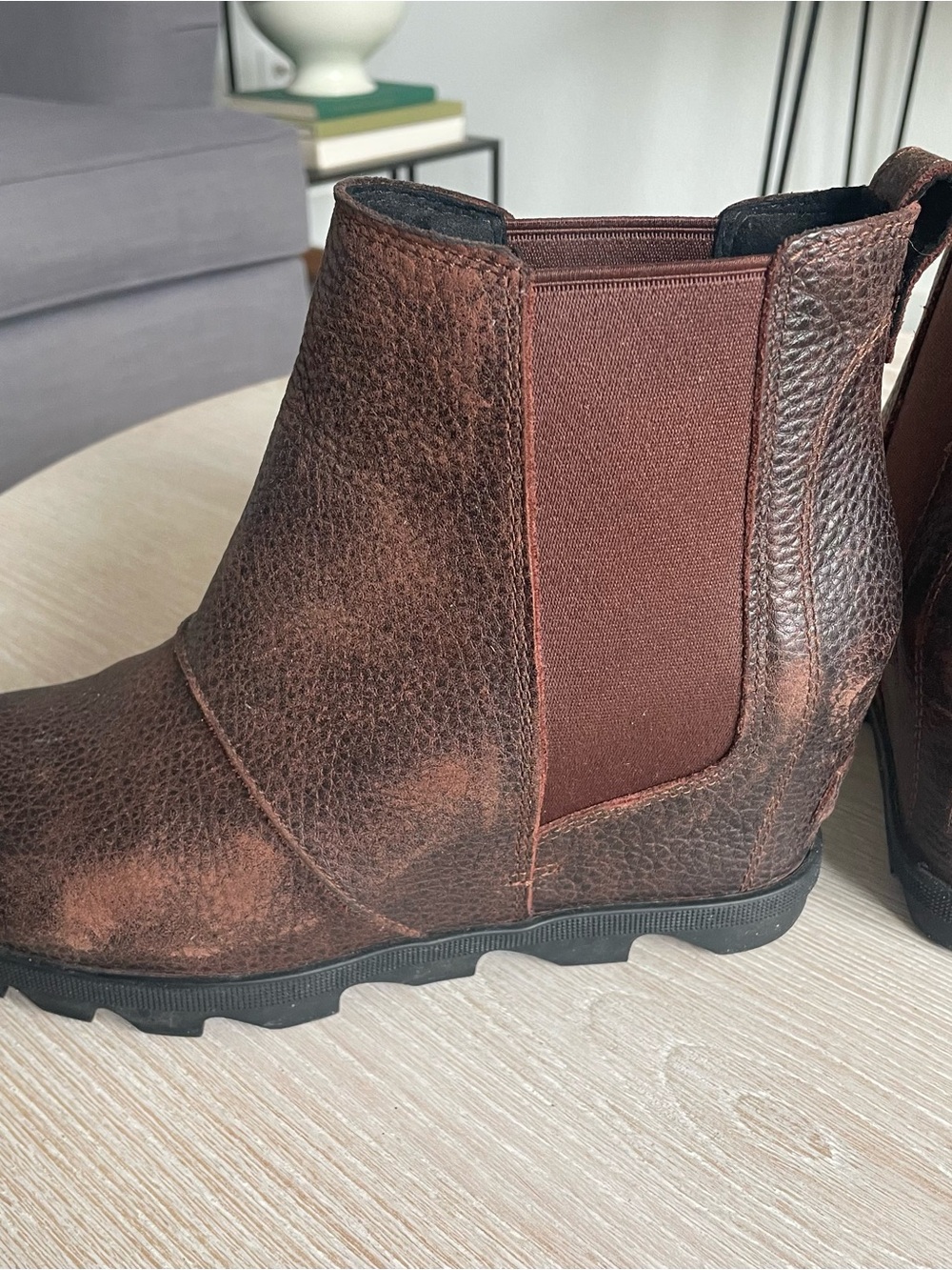 Sorel Joan of Artic II Waterproof boots in “Burro” size 9